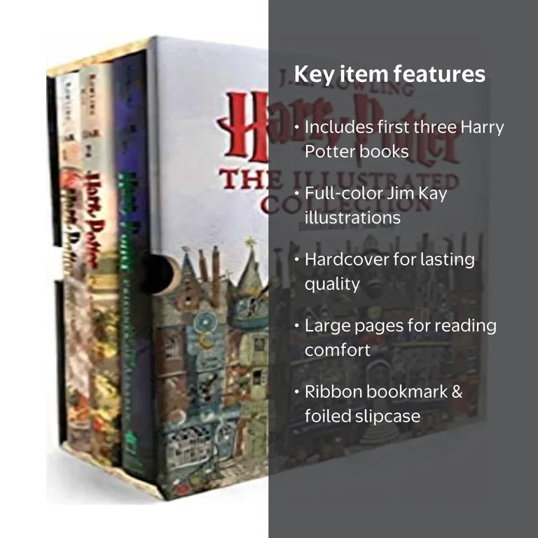 洋書 Harry Potter The Illustrated Collection Harry Potter: the Illustrated Collection (Books 1-3 Boxed Set