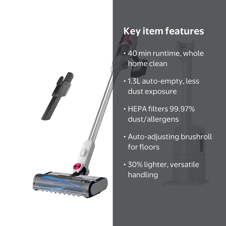 Shark Clean & Empty Cordless Stick Vacuum, HEPA Filter, 40-Min Run Shark Clean & Empty Cordless Stick Vacuum, HEPA Filter, 40-Min Run