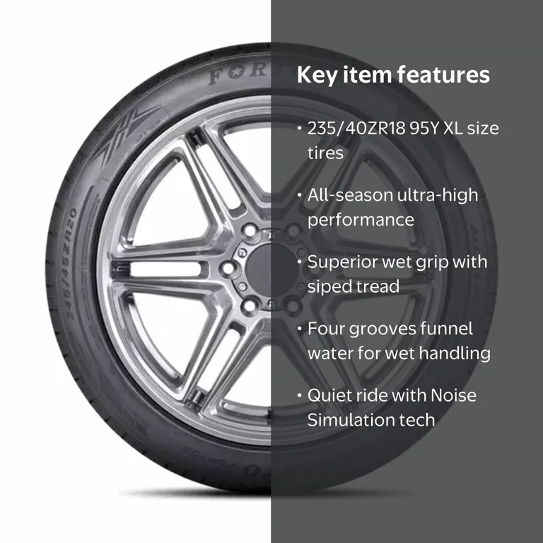 FORTUNE Viento FSR702 Tire, All-Season Ultra-High Performance, 235