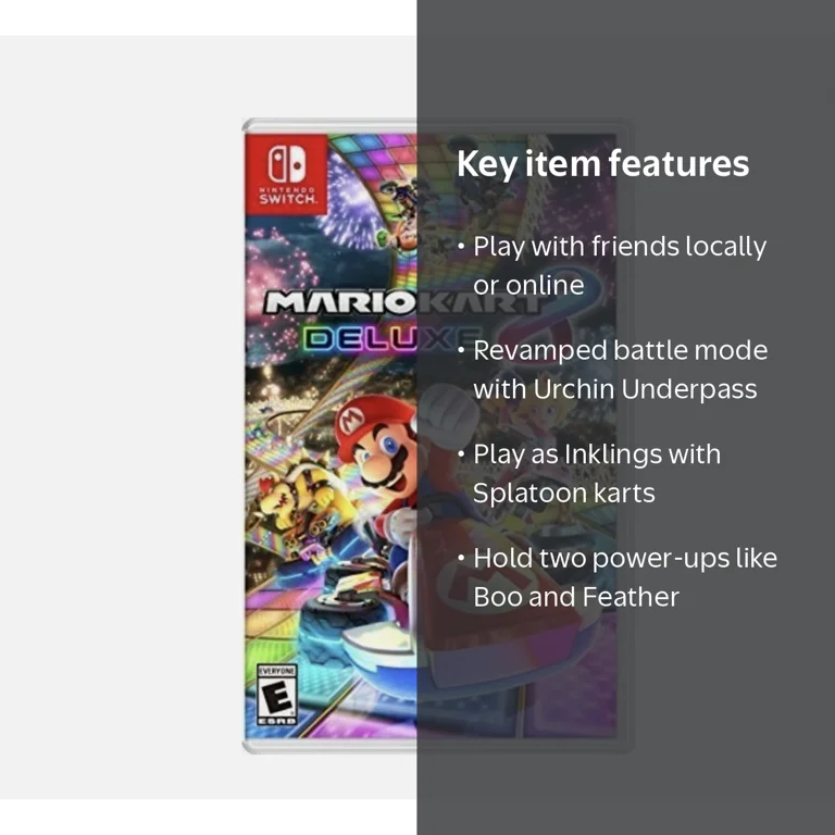 mario kart 8 deluxe (switch) game - Walmart.com