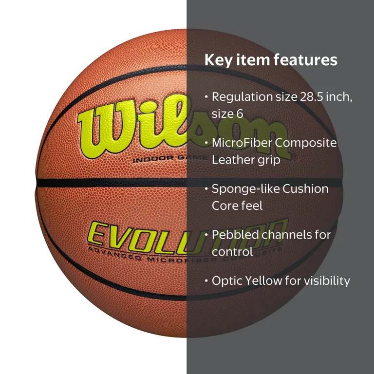 Wilson Evolution バスケットボール Free Shipping! Wilson Evolution Game Basketball - Walmart.com