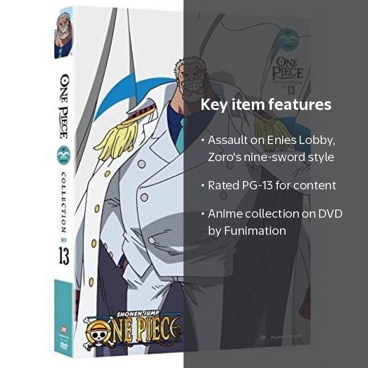 Funimation Prod, One Piece Collection 13 DVD, Anime, Enies Lobby