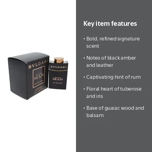 Bvlgari Man In Black Mini Cologne - 0.5 oz Eau De Parfum Spray