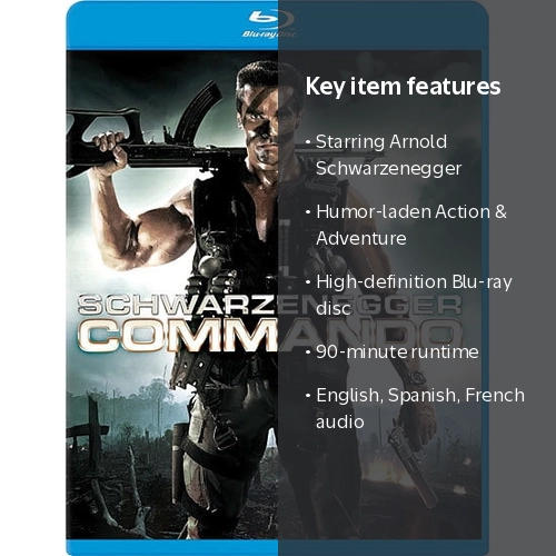 Commando [Blu-ray], Action, Adventure, Thriller - Walmart.com