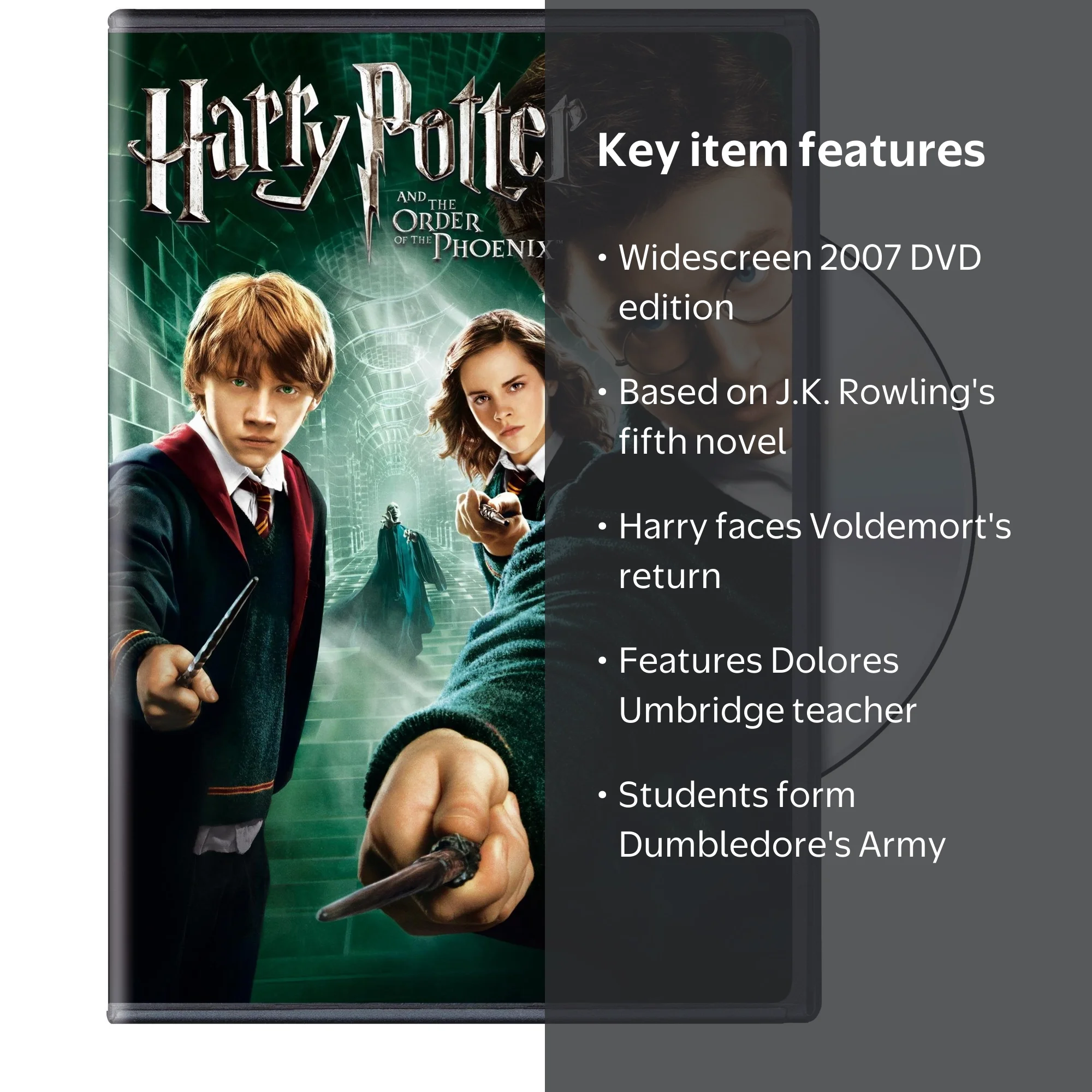 Warner Bros Harry Potter and the Order of the Phoenix DVD