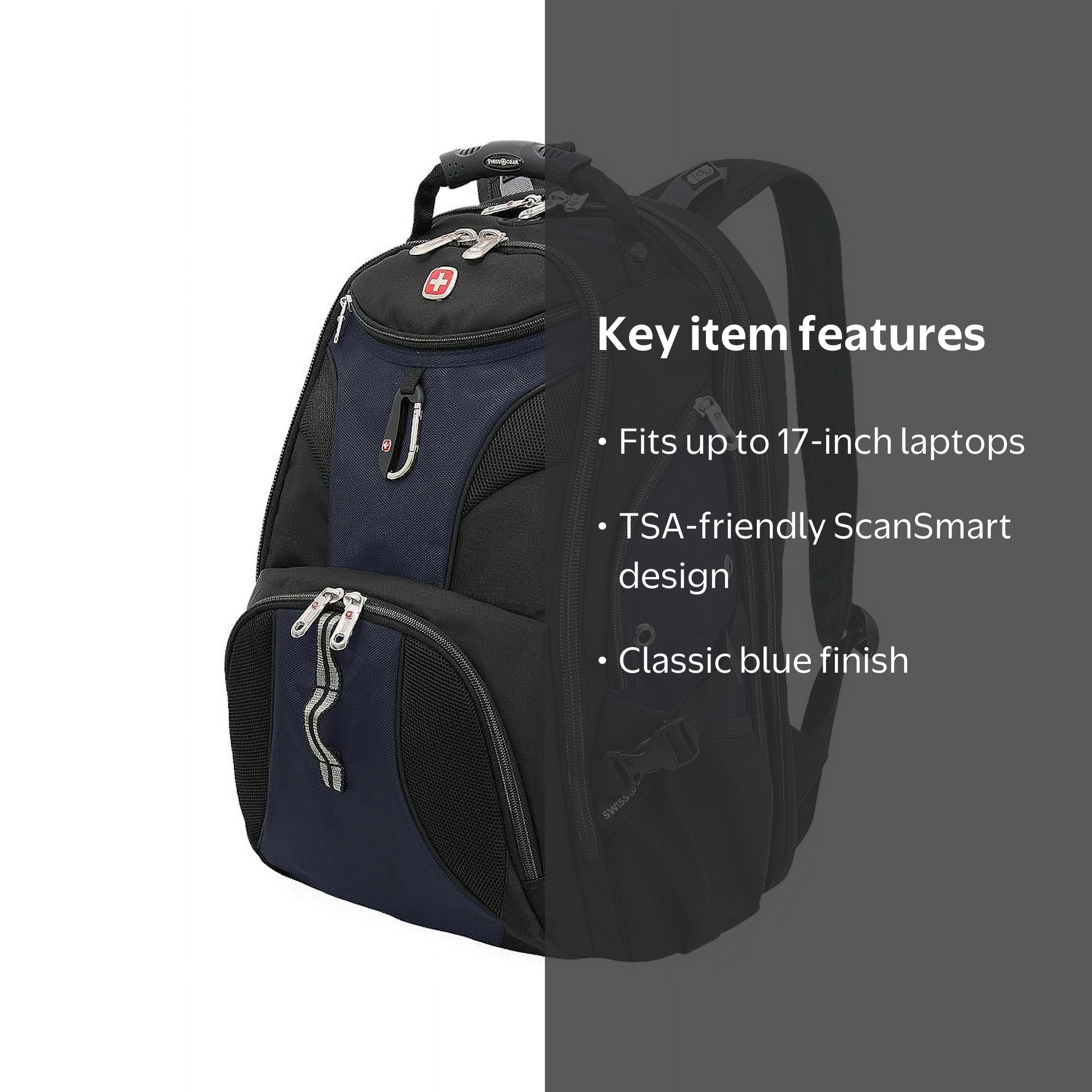 1900 scansmart laptop backpack SwissGear TSA Friendly Backpack- Red/Black – its construct embeds a large main pocket with rugged SwissGear 1900 ScanSmart Laptop Backpack