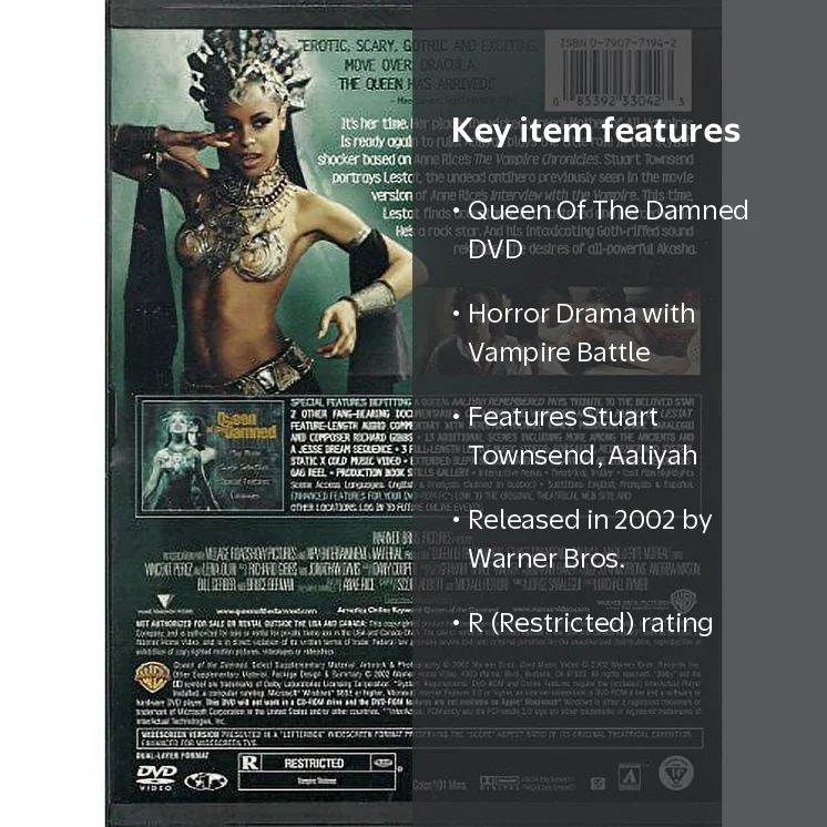 Queen Of The Damned (DVD), Horror, Warner Bros. - Walmart.com