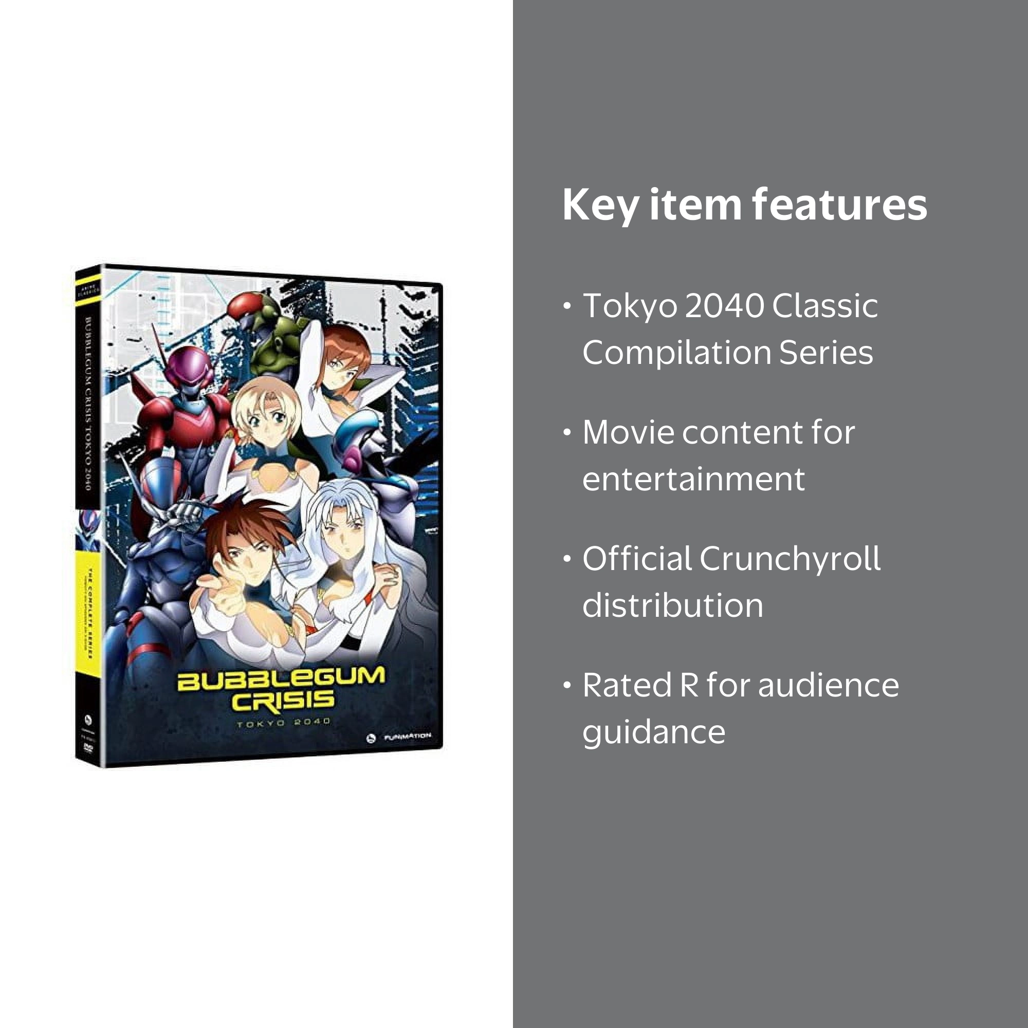 Bubblegum Crisis Tokyo 2040: Comp Series - Classic - Walmart.com