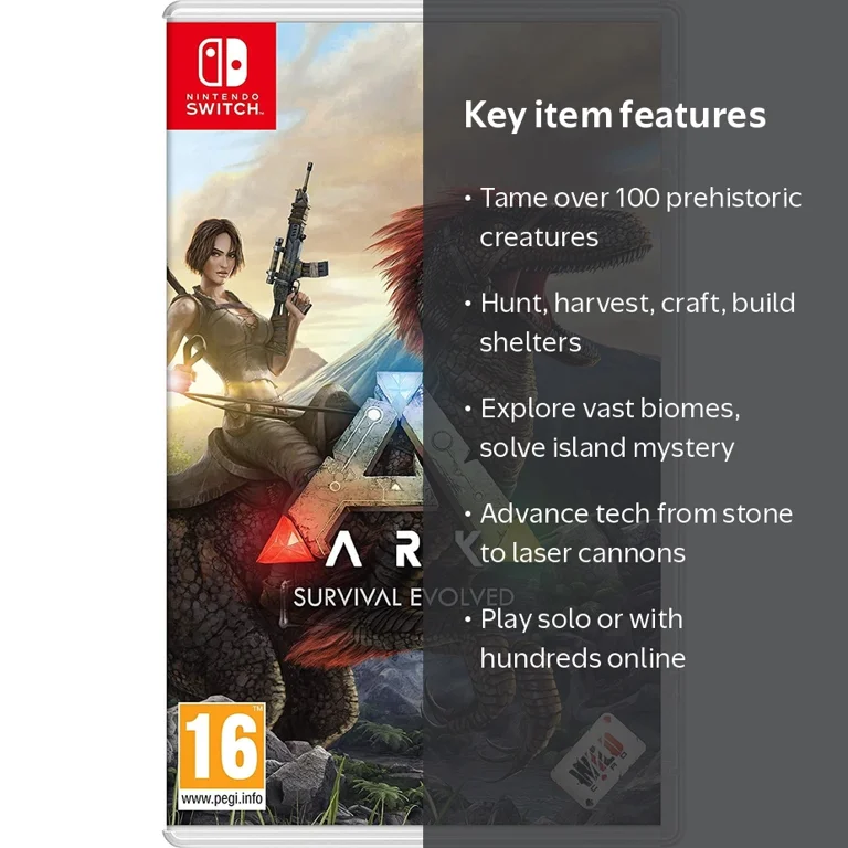 Studio Wildcard, ARK Survival Evolved, Dinosaurs, Nintendo Switch