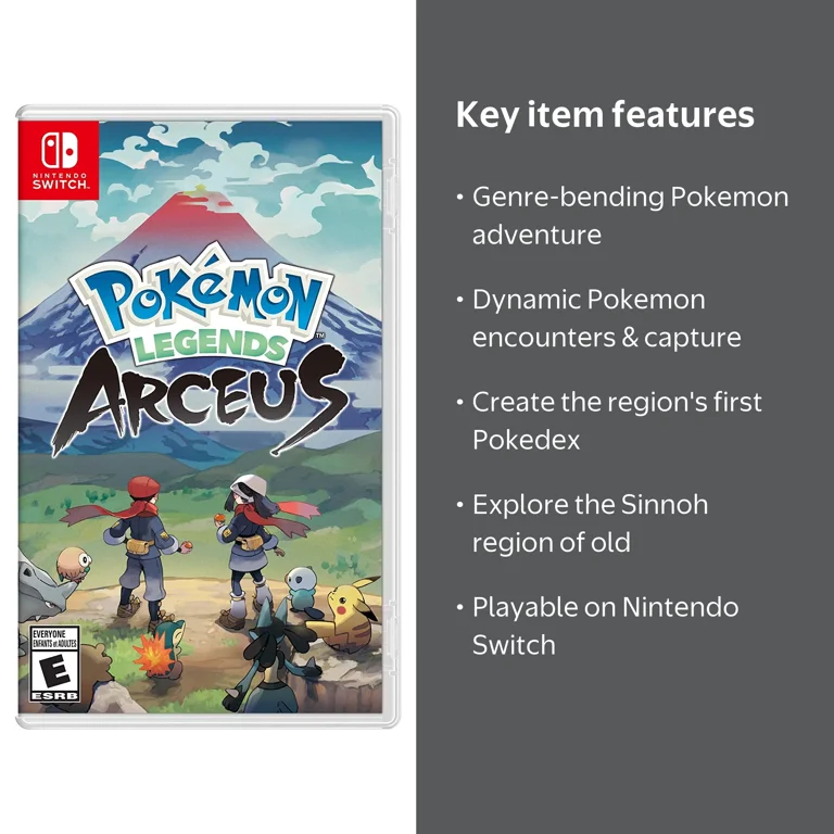 Pokemon Legends: Arceus - Nintendo Switch Action RPG Game