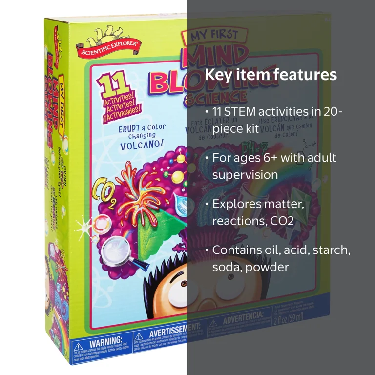 Scientific Explorer Kids Lab: Mind Blowing Chemistry Experiment