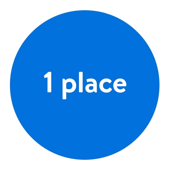 1 place