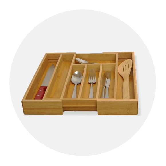 Kitchen drawer & utensil organizers