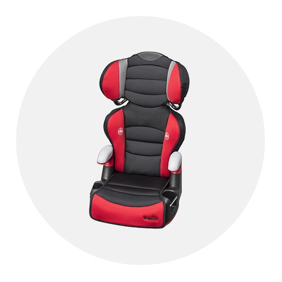 High back booster seats