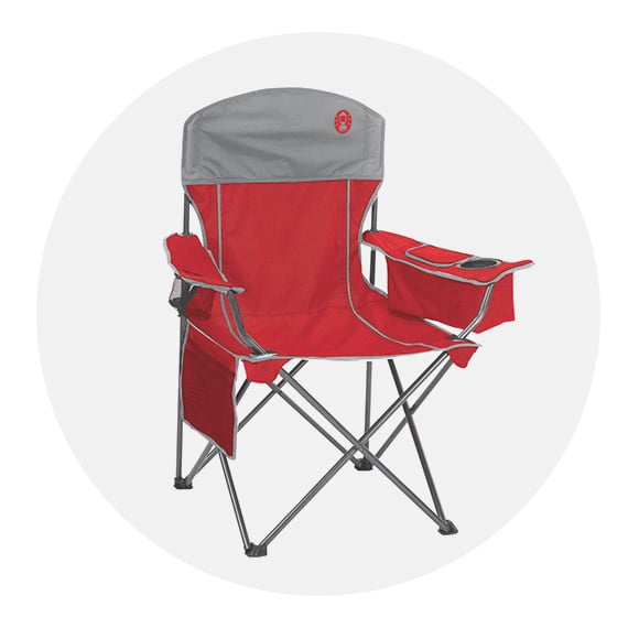 Camping chairs with cooler