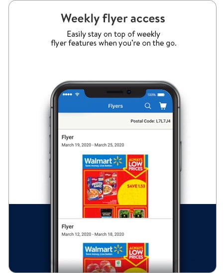 Weekly flyer access - Easily stay on top of weekly flyer features when you’re on the go. 