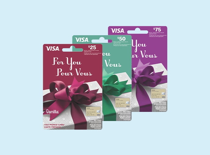 Vanilla Prepaid Mastercard & Visa Cards | Walmart Canada