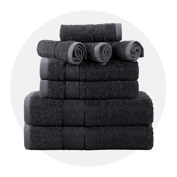 Black towel