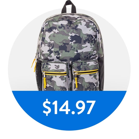 Select backpacks $14.97