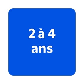 2 à 4 ans
