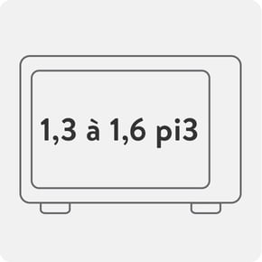 1,3 à 1,6 pi3