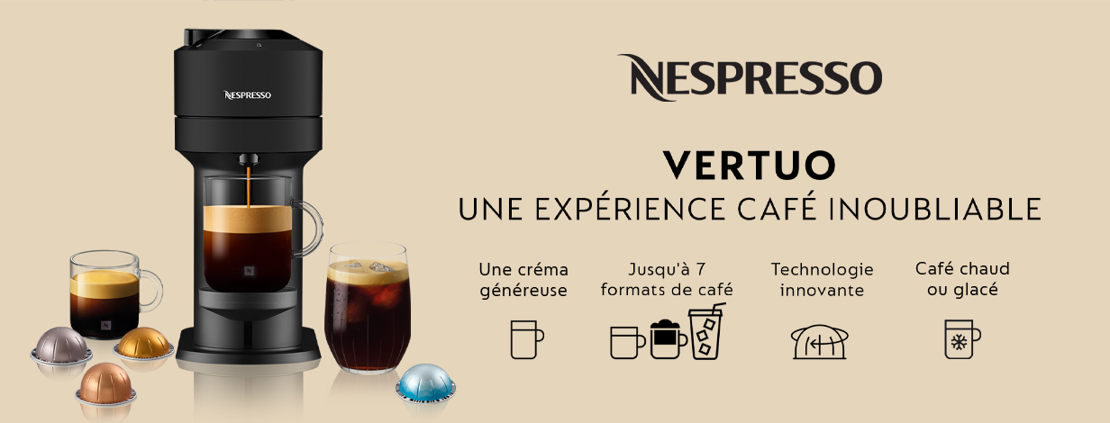 Voir machines Vertuo