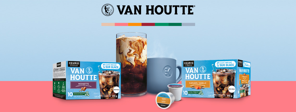 Capsules infuse sur glace - Compatibles avec TOUTES les cafetières Keurig.
