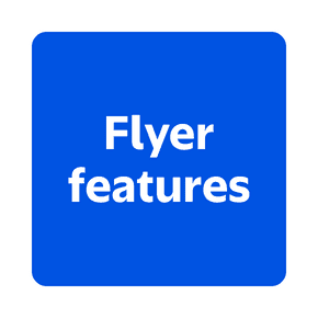 Shop flyer features