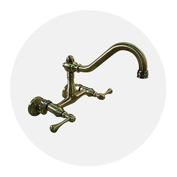 Wall-mounted faucets