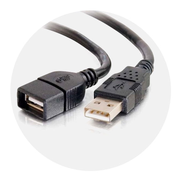 Câbles USB et connecteurs pour ordinateur