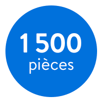 1 500 pièces
