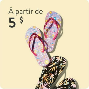 Sandales d'été à partir de 5 $