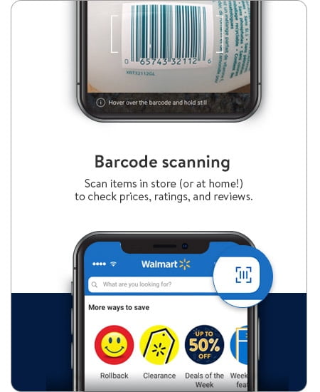 Barcode scanning - Scan items in store (or at home!) to check prices, ratings, and reviews.