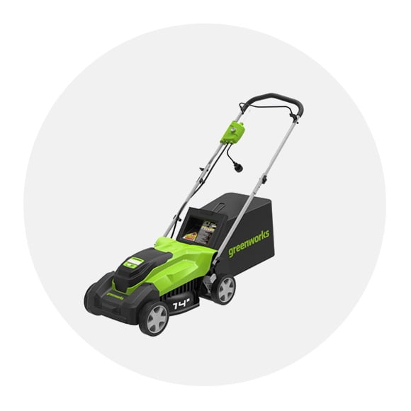 Corded electric lawn mowers