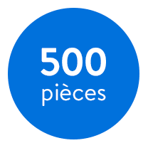 500 pièces