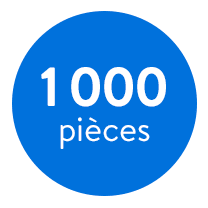 1 000 pièces