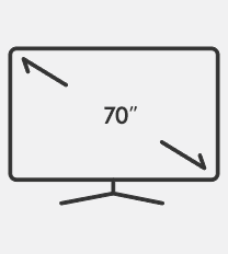 70 to 79 inch