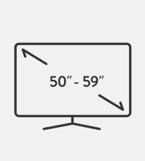 50 to 59 inch