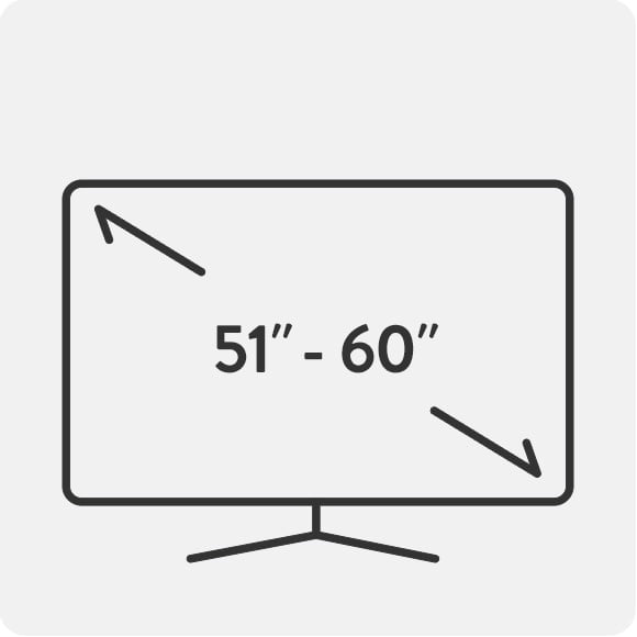 For 50" to 60" TVs