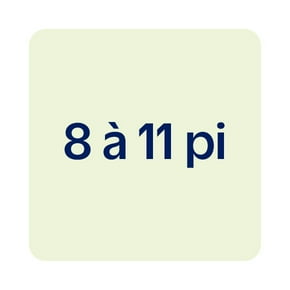 8 to 11 ft