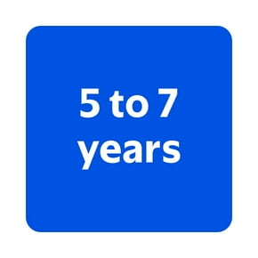 5 to 7 years