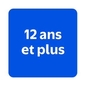 12 ans et plus