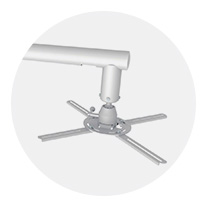 Support De Projecteur Réglable Invisible - Hauteur 30-40cm, Filetage 6mm, Pour Lit, Canapé, Bureau