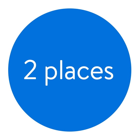 2 places