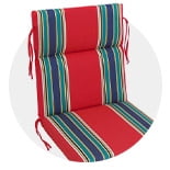 Outdoor chair cushions
