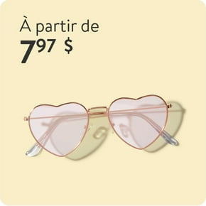 Lunettes de soleil à partir de 7,97 $
