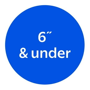 6" & under