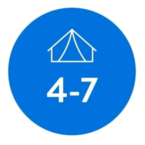 4 to 7 people