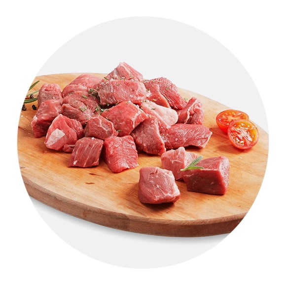 Beef stewing cubes & strips
