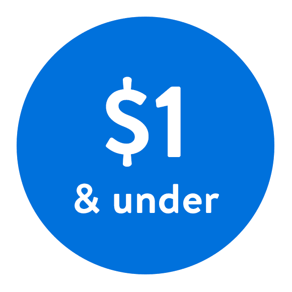 $1 under